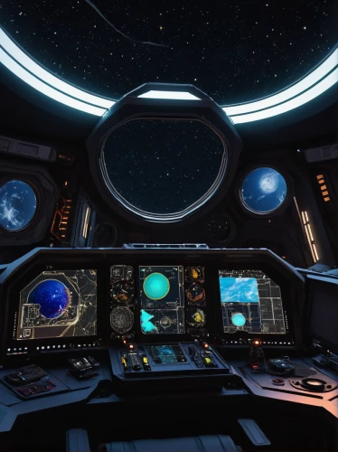 cockpit,the interior of the cockpit,ufo interior,spaceship space,research station,orbital,orbit insertion,orbiting,saturnrings,deep space,docked,space voyage,federation,carrack,space station,space capsule,dashboard,spaceship,screenshot,euclid,Illustration,Realistic Fantasy,Realistic Fantasy 45