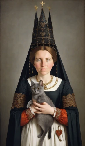 gothic portrait,napoleon cat,portrait of christi,the prophet mary,saint nicolas,girl with dog,child portrait,saint coloman,nuncio,joan of arc,priest,mary 1,the order of cistercians,saint nicholias,cat portrait,metropolitan bishop,carthusian,cat sparrow,saint nicholas,saint mark,Photography,Natural