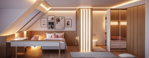 modern room,hallway space,canopy bed,3d rendering,room divider,inverted cottage,guest room,capsule hotel,bedroom,walk-in closet,sleeping room,aircraft cabin,sky apartment,room newborn,interior modern design,modern decor,render,interior design,shared apartment,cabin,Photography,General,Realistic