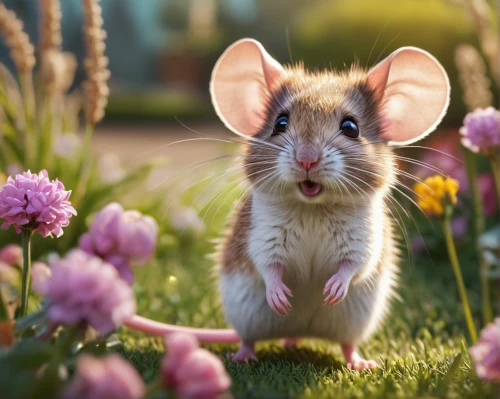 grasshopper mouse,field mouse,meadow jumping mouse,jerboa,white footed mouse,mouse,musical rodent,mice,white footed mice,dormouse,wood mouse,whimsical animals,big ears,flower animal,vintage mice,mouse bacon,straw mouse,long-eared,cute animal,ears,Photography,General,Commercial