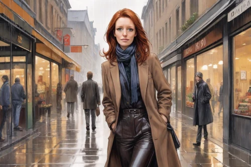 woman shopping,woman walking,woman in menswear,bussiness woman,woman holding a smartphone,pedestrian,overcoat,a pedestrian,woman thinking,businesswoman,the girl at the station,girl walking away,digital compositing,sci fiction illustration,sprint woman,shopping icon,photoshop manipulation,female doctor,shopper,women clothes,Digital Art,Comic