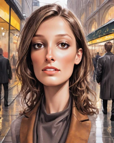 world digital painting,the girl at the station,city ​​portrait,woman shopping,woman at cafe,woman face,oil painting on canvas,the girl's face,sci fiction illustration,woman thinking,woman's face,women's cosmetics,female model,oil painting,photo painting,young woman,girl portrait,italian painter,fashion vector,girl in a long,Digital Art,Comic