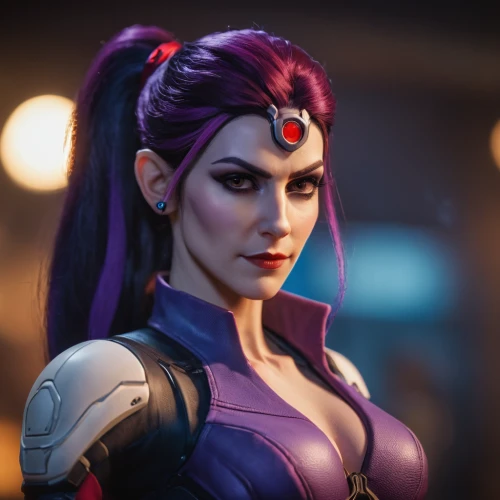 widowmaker,symetra,widow,violet head elf,custom portrait,monsoon banner,cosmetic,kosmea,widow flower,cosmetics counter,widow's tears,huntress,head shot,head woman,purple wallpaper,nova,purple skin,cancer icon,edit icon,purple background,Photography,General,Cinematic