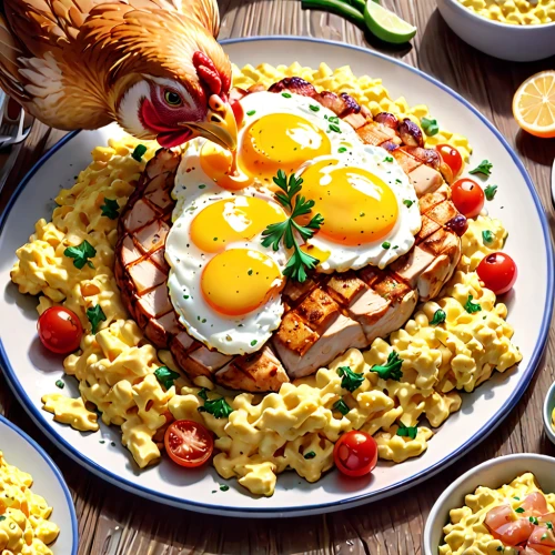 chicken and eggs,egg tray,eggs in a basket,chicken eggs,huevos divorciados,scrambled eggs,danish breakfast plate,range eggs,egg sunny-side up,egg sunny side up,bread eggs,chicken schnitzel,breakfast plate,rice with fried egg,egg dish,sunny-side-up,omlette,fried eggs,egg basket,egg waffles,Anime,Anime,General