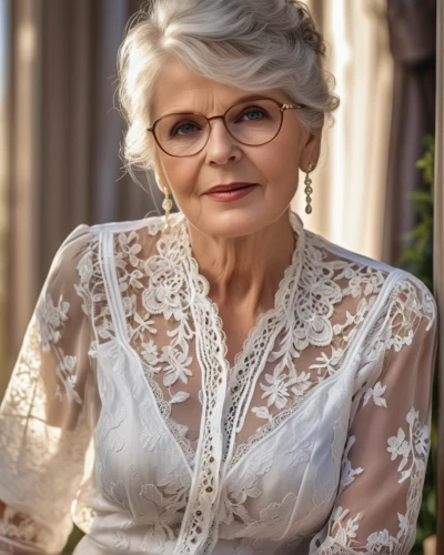 lace round frames,reading glasses,silver framed glasses,wedding glasses,carol colman,carol m highsmith,elderly lady,mother of the bride,born in 1934,senior citizen,rose woodruff,elderly person,granny,ann margarett-hollywood,grandma,aging icon,portrait of christi,barbara millicent roberts,social,older person,Photography,General,Realistic