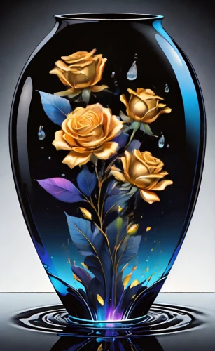 glass vase,flower vase,vase,glass painting,funeral urns,blue rose,flowers png,water lily plate,shashed glass,black cut glass,flower vases,water flower,flower illustrative,fragrance teapot,lisianthus,rose flower illustration,glasswares,glass container,glass series,glass items
