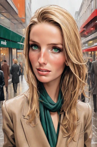 world digital painting,photo painting,blonde woman,oil painting,woman at cafe,woman thinking,city ​​portrait,oil painting on canvas,woman face,art painting,the girl's face,digital painting,woman holding a smartphone,woman's face,fashion vector,cigarette girl,woman shopping,girl in a long,painting technique,female model,Digital Art,Comic