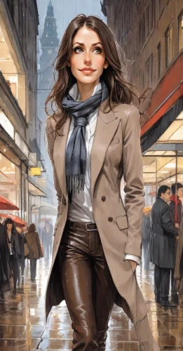 woman in menswear,woman walking,women fashion,menswear for women,women clothes,bussiness woman,sprint woman,woman shopping,white-collar worker,stock exchange broker,a pedestrian,businesswoman,walking in the rain,pedestrian,travel woman,woman thinking,girl walking away,fashion vector,fashion street,woman holding a smartphone,Digital Art,Comic