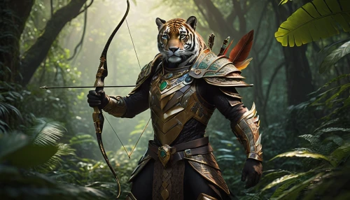 cat warrior,forest king lion,king of the jungle,wild emperor,forest animal,fantasy art,felidae,fantasy picture,tiger png,forest man,royal tiger,huntress,fantasy warrior,jungle,tiger,a tiger,tigerle,fantasy portrait,forest dragon,druid,Photography,General,Sci-Fi