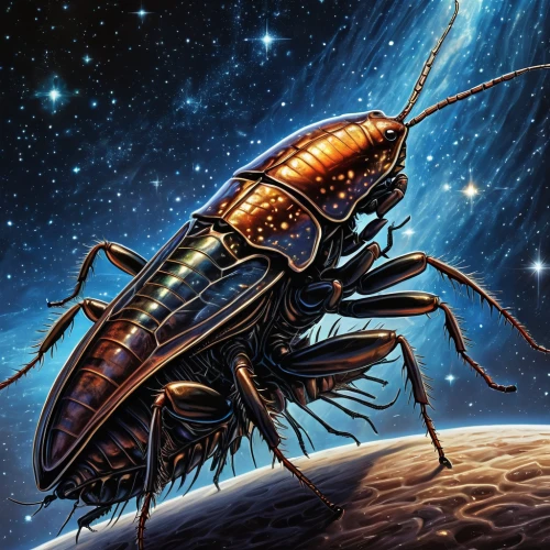 cockroach,earwig,sci fiction illustration,artificial fly,oriental cockroach,insects,cicada,earwigs,drosophila,arthropod,scorpio,insect,blue-winged wasteland insect,locust,flying insect,halictidae,termite,corona virus,hymenoptera,stable fly,Conceptual Art,Sci-Fi,Sci-Fi 02