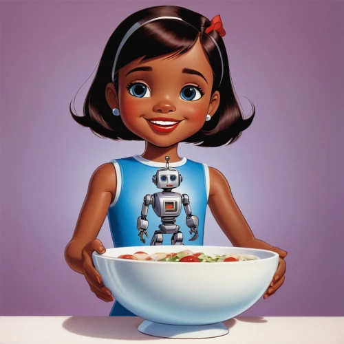 girl with cereal bowl,diet icon,minestrone,food icons,in the bowl,cute cartoon character,frijoles charros,porcelaine,girl in the kitchen,soup bowl,chinaware,serveware,frijoles negros,tableware,pasta e fagioli,dishware,cute cartoon image,cereal,porridge,soup,Illustration,Children,Children 01