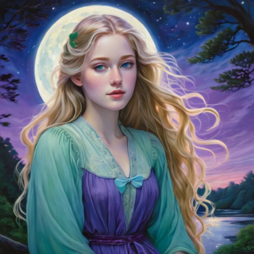 rapunzel,fantasy portrait,jessamine,elsa,mystical portrait of a girl,celtic woman,fae,zodiac sign libra,fairy tale character,aurora,fantasy picture,blue enchantress,eglantine,white rose snow queen,rosa 'the fairy,blue moon rose,faerie,faery,fantasy art,the snow queen