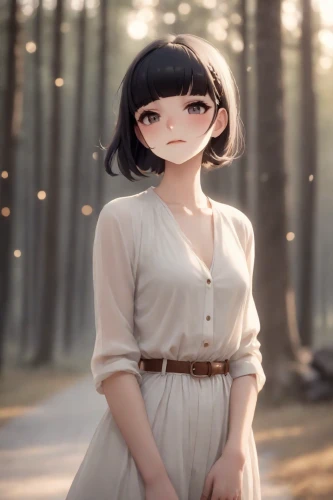 hinata,japanese sakura background,wood background,portrait background,forest background,wooden background,spring background,girl in a long,anime japanese clothing,lens flare,anime girl,mystical portrait of a girl,springtime background,anime 3d,b3d,background bokeh,in the forest,sakura background,wooden doll,transparent background,Photography,Cinematic