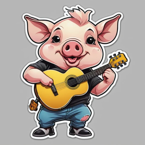 domestic pig,porker,pig,kawaii pig,suckling pig,piglet,swine,brush ear pig,mini pig,musical rodent,pot-bellied pig,clipart sticker,piggy,buskin,my clipart,lardon,pork,cavaquinho,babi panggang,inner pig dog,Photography,General,Realistic