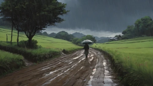 rainy season,rain field,monsoon,walking in the rain,after rain,rains,heavy rain,rain,rainy day,rainy,rural landscape,rice fields,after the rain,ricefield,rainstorm,the rice field,rainy weather,world digital painting,raining,monsoon banner,Photography,General,Natural