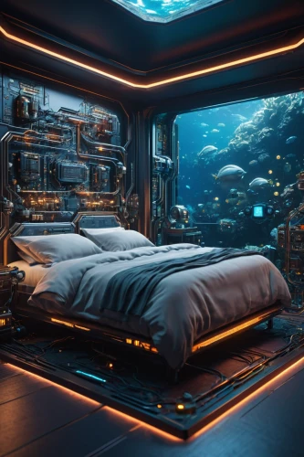 waterbed,sleeping room,deep sea,fish tank,aqua studio,aquarium decor,aquarium,ocean floor,sci fi surgery room,ocean underwater,ufo interior,marine tank,aquanaut,underwater playground,undersea,nautilus,spaceship space,atlantis,aquariums,sci fi,Photography,General,Sci-Fi