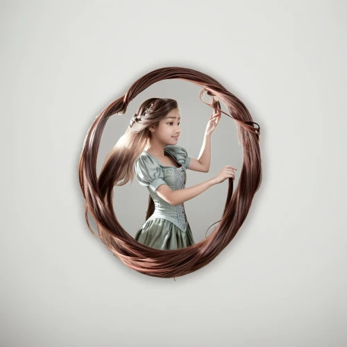 hoop (rhythmic gymnastics),circle shape frame,girl with a wheel,little girl twirling,copper frame,parabolic mirror,wood mirror,girl with speech bubble,mirror frame,oval frame,violin bow,makeup mirror,tambourine,twirling,art nouveau frame,rapunzel,girl in a wreath,magic mirror,round autumn frame,round frame