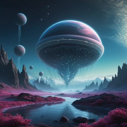 alien planet,alien world,planet alien sky,planet eart,planet,ice planet,exoplanet,futuristic landscape,planets,fantasy landscape,extraterrestrial life,gas planet,space art,fantasy picture,terraforming,desert planet,lunar landscape,spheres,3d fantasy,planetary system,Photography,Artistic Photography,Artistic Photography 11