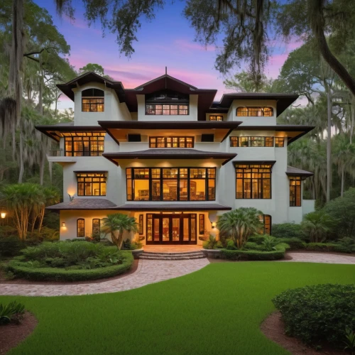 florida home,beautiful home,luxury home,large home,bendemeer estates,luxury property,mansion,dunes house,house by the water,two story house,country estate,hacienda,ponte vedra beach,architectural style,henry g marquand house,luxury real estate,brick house,house with lake,crib,country house,Illustration,Retro,Retro 05