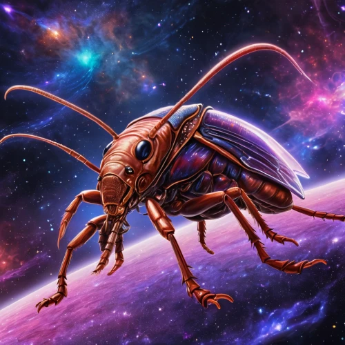 cockroach,earwig,oriental cockroach,earwigs,sci fiction illustration,ant,locust,mantis,arthropod,insects,weevil,artificial fly,scarab,loukaniko,scorpio,insect,mantidae,drosophila,termite,extraterrestrial life,Conceptual Art,Sci-Fi,Sci-Fi 13