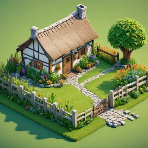 thatched cottage,country cottage,small house,farmstead,traditional house,ancient house,little house,farmhouse,summer cottage,farm set,miniature house,farm house,tavern,cottage,grass roof,country house,farm hut,country estate,garden buildings,cottage garden,Unique,3D,Isometric