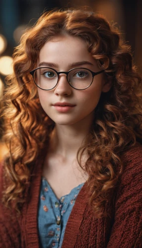 reading glasses,librarian,with glasses,silver framed glasses,portrait photography,portrait photographers,merida,mystical portrait of a girl,kids glasses,girl portrait,lace round frames,portrait background,portrait of a girl,glasses,oval frame,cinnamon girl,girl in a long,girl in a historic way,young woman,digital compositing,Photography,General,Cinematic