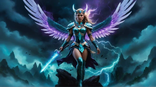 archangel,the archangel,blue enchantress,goddess of justice,dark angel,fantasy woman,guardian angel,show off aurora,angelology,ice queen,angel of death,fantasy art,business angel,fantasy picture,sorceress,heroic fantasy,angel,female warrior,angel wing,symetra