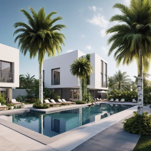 luxury property,holiday villa,luxury real estate,tropical house,modern house,royal palms,luxury home,cube stilt houses,two palms,florida home,modern architecture,3d rendering,bendemeer estates,dunes house,beautiful home,palms,pool house,coconut palms,villas,holiday complex,Photography,General,Realistic