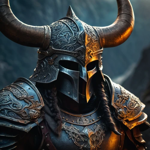 warlord,viking,norse,massively multiplayer online role-playing game,cent,bronze horseman,raider,centurion,vikings,4k wallpaper,minotaur,horned,crusader,odin,valk,skyrim,fantasy warrior,oryx,cow horned head,horn of amaltheia,Photography,General,Fantasy