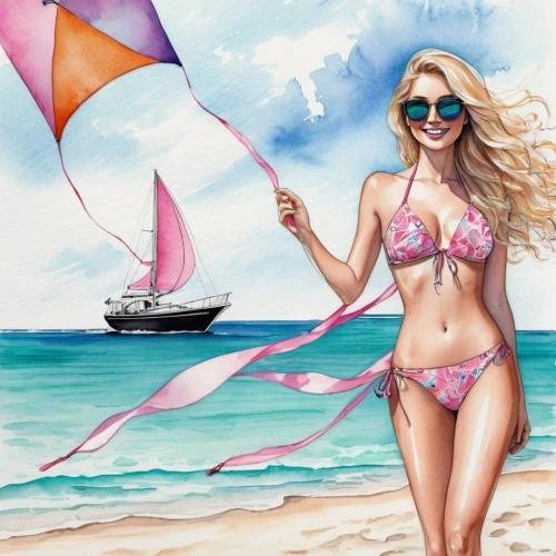 summer beach umbrellas,beach umbrella,beach background,fashion illustration,kitesurfer,summer umbrella,kite surfing,umbrella beach,sport kite,summer clip art,summer background,fashion vector,parasailing,kitesurfing,two piece swimwear,pink beach,sail boat,sailing-boat,sailing boat,colored pencil background,Illustration,Black and White,Black and White 30