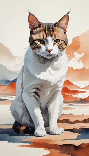 calico cat,cat vector,watercolor cat,cat portrait,calico,drawing cat,aegean cat,chinese pastoral cat,mountain lion,tabby cat,cat-ketch,digital painting,american curl,pet portrait,napoleon cat,red tabby,cartoon cat,vintage cat,cat on a blue background,japanese bobtail,Photography,General,Realistic