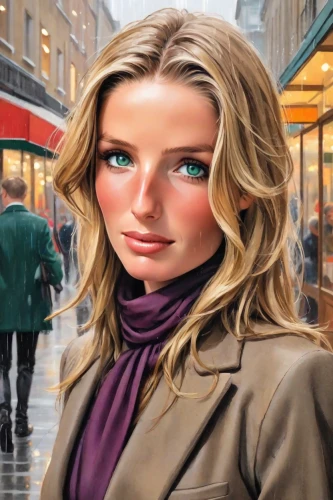 woman at cafe,world digital painting,oil painting,oil painting on canvas,blonde woman,the girl at the station,photo painting,woman thinking,city ​​portrait,woman shopping,women's eyes,italian painter,the girl's face,cigarette girl,sci fiction illustration,woman face,cloves schwindl inge,art painting,female doctor,woman in menswear,Digital Art,Comic
