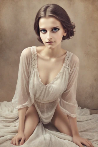 vintage woman,vintage angel,bridal clothing,vintage girl,nightgown,vintage women,girl in cloth,the girl in nightie,victorian lady,dead bride,young woman,vintage female portrait,femininity,girl with cloth,vintage dress,milkmaid,vampire woman,white lady,girl in a long dress,porcelain dolls,Photography,Realistic