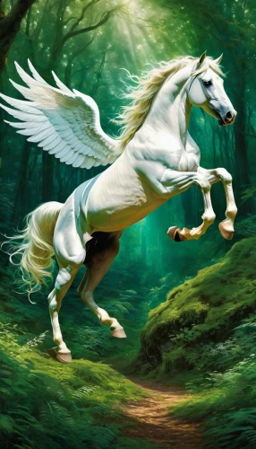 pegasus,a white horse,white horse,albino horse,white horses,unicorn background,dream horse,horse running,arabian horse,pegaso iberia,unicorn,unicorn art,fantasy picture,mythical creature,golden unicorn,mythical creatures,galloping,equine,arabian horses,gryphon,Conceptual Art,Fantasy,Fantasy 05