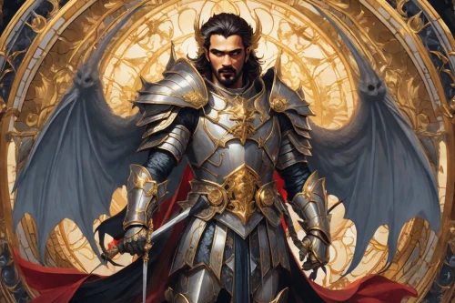 heroic fantasy,thorin,the archangel,paladin,archangel,emperor,vax figure,archimandrite,templar,crusader,high priest,male elf,lokportrait,yi sun sin,wild emperor,fantasy art,the ruler,fantasy portrait,fantasy warrior,conquistador,Photography,Realistic