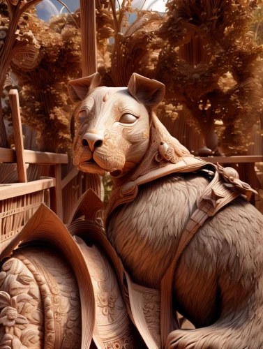 wicket,anthropomorphized animals,whimsical animals,splinter,hobbit,digital compositing,tangled,wood elf,biblical narrative characters,racked out squirrel,relaxed squirrel,woodland animals,goatherd,peter rabbit,slothbear,armadillo,slow cooked,cg artwork,dormouse,musical rodent