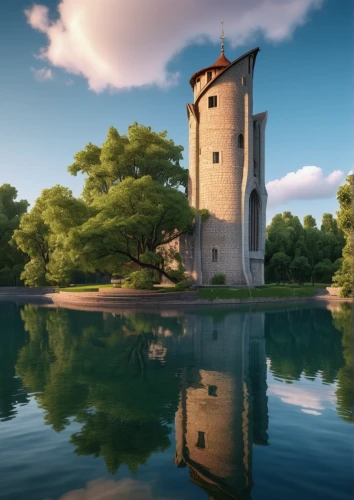 water castle,moated castle,water tower,fairy tale castle,fairytale castle,watertower,bethlen castle,knight's castle,medieval castle,castel,leanderturm,tower fall,templar castle,castle of the corvin,monbazillac castle,moat,fairy chimney,white tower,chateau,stone tower,Photography,General,Realistic