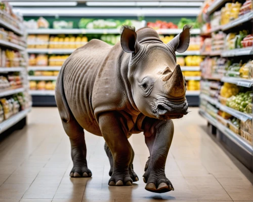 rhinoceros,indian rhinoceros,rhino,southern square-lipped rhinoceros,grocery shopping,black rhinoceros,southern white rhinoceros,white rhinoceros,black rhino,supermarket,grocery,supermarket shelf,grocery store,grocer,shopping icon,tapir,shopping list,groceries,pet vitamins & supplements,shopkeeper,Photography,General,Natural