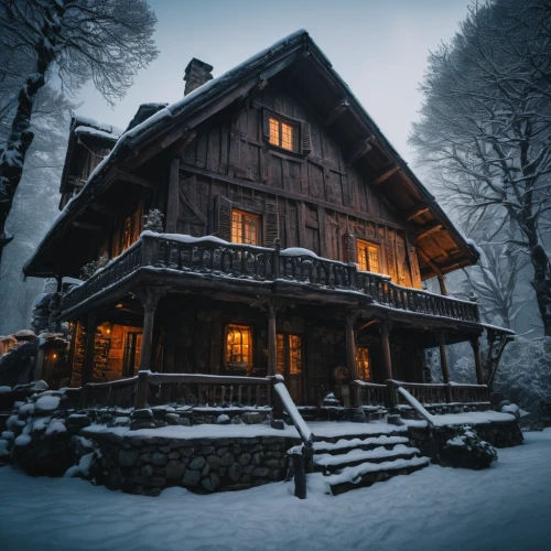 winter house,wooden house,the cabin in the mountains,half-timbered house,log cabin,house in mountains,log home,house in the mountains,chalet,traditional house,house in the forest,mountain hut,timber house,snow house,old house,country cottage,danish house,half-timbered,timber framed building,beautiful home,Photography,General,Fantasy