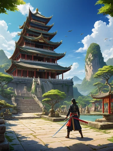 hall of supreme harmony,chinese background,chinese temple,yi sun sin,game illustration,wuchang,mulan,japanese background,forbidden palace,yunnan,tsukemono,ancient city,hwachae,hanging temple,background with stones,landscape background,background images,chinese art,asian architecture,oriental,Photography,General,Natural