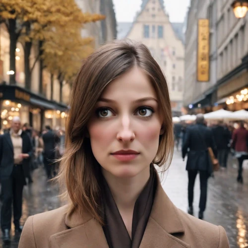 city ​​portrait,woman face,the girl's face,cappuccino,women's eyes,heterochromia,woman holding a smartphone,portrait photographers,paris,swedish german,european,woman's face,woman in menswear,attractive woman,woman thinking,espresso,woman portrait,on the street,vinci,belgian,Photography,Natural