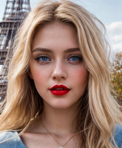 eiffel,red lipstick,red lips,paris,paris clip art,lipstick,madeleine,lips,eiffel tower,mascara,model beauty,lip,montmartre,rouge,beautiful face,blond girl,blonde girl,beautiful young woman,beret,pretty young woman,Common,Common,Photography