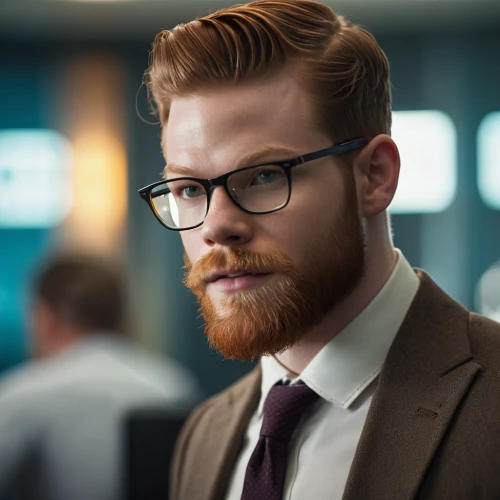 white-collar worker,blur office background,stock exchange broker,suit actor,businessman,man portraits,beard,stock broker,financial advisor,black businessman,lace round frames,ceo,community manager,reading glasses,ginger rodgers,business man,silver framed glasses,silk tie,smart look,banker,Photography,General,Cinematic