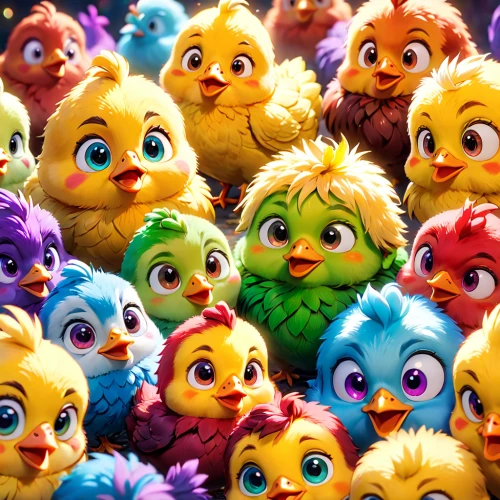 cuddly toys,plush dolls,stuffed toys,plush figures,sesame street,puppets,plush toys,flock of chickens,stuffed animals,colorful birds,soft toys,rubber ducks,golden parakeets,children's toys,owl balloons,stuff toy,the muppets,children toys,multicolor faces,scandia gnomes,Anime,Anime,Cartoon