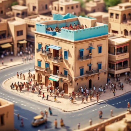 tilt shift,3d albhabet,souq,the cairo,karnak,jaisalmer,3d rendering,cairo,marketplace,townscape,nizwa souq,medina,souk,piazza,3d render,cinema 4d,3d rendered,ancient city,amman,qasr al watan