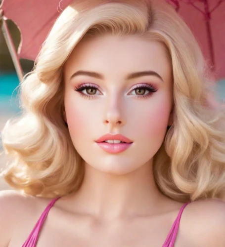 barbie doll,barbie,realdoll,doll's facial features,pink beauty,vintage makeup,porcelain doll,peach,blonde woman,marylyn monroe - female,model doll,marylin monroe,dahlia pink,airbrushed,marilyn,like doll,blonde girl,peach color,baby doll,women's cosmetics