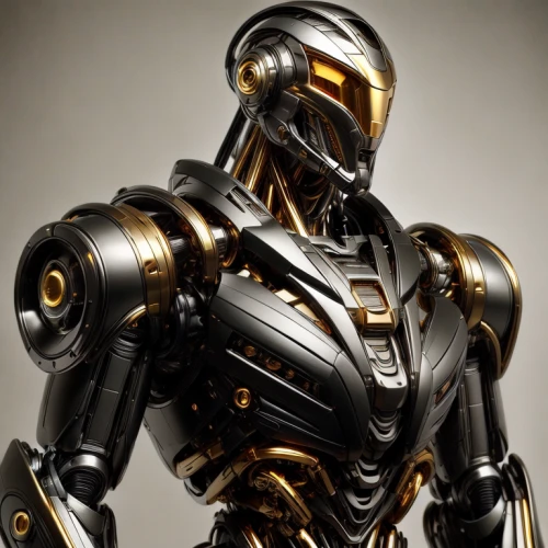 c-3po,metal figure,cybernetics,war machine,humanoid,knight armor,armor,armored,biomechanical,robotic,droid,robot,armour,steel man,kryptarum-the bumble bee,cyborg,gold paint stroke,butomus,metal toys,black and gold