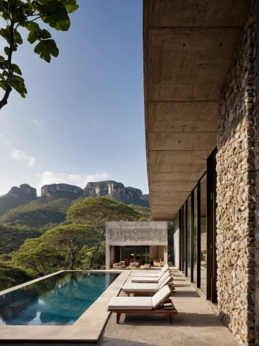 south africa,house in mountains,house in the mountains,dunes house,landscape design sydney,roof landscape,table mountain,landscape designers sydney,capetown,luxury property,cape town,stellenbosch,holiday villa,modern architecture,pool house,exposed concrete,drakensberg mountains,eastern cape,infinity swimming pool,modern house
