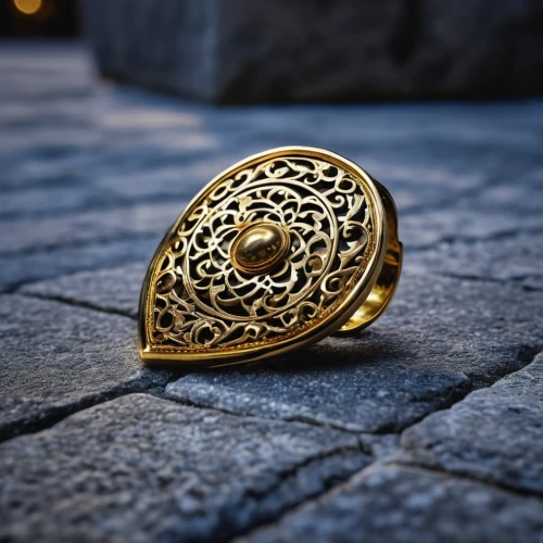 ring with ornament,golden ring,gold filigree,ornate pocket watch,gold bracelet,solo ring,door knocker,gold rings,ring jewelry,mod ornaments,brass tea strainer,gold watch,wedding ring,filigree,circular ornament,gold chalice,circular ring,brooch,golden egg,gold jewelry,Photography,General,Realistic