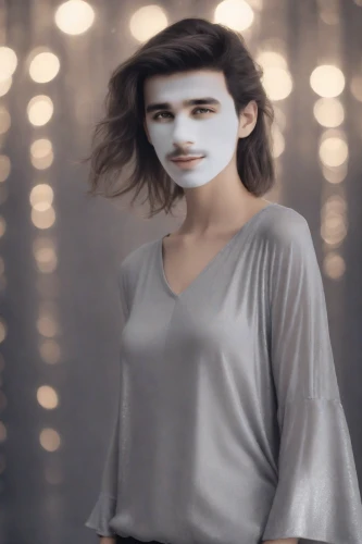 mime artist,mime,face powder,chromakey,masque,light mask,natural cosmetic,airbrushed,wearing face masks,digital compositing,woman face,facemask,droste effect,beauty mask,cosmetic,porcelain,image manipulation,pale,woman's face,vapor,Photography,Cinematic